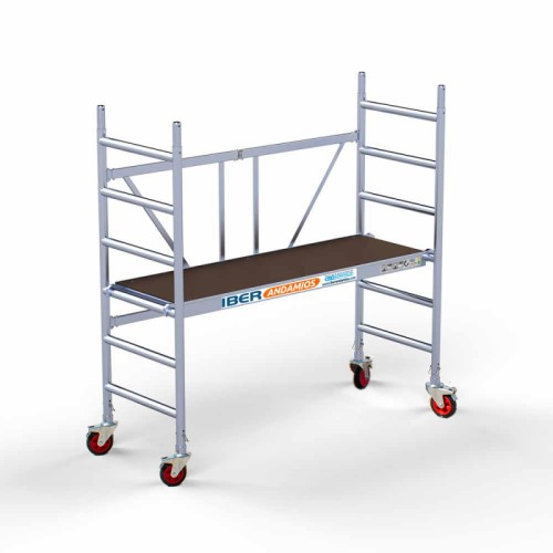 Andamio de aluminio plegable IBERANDAMIOS CT26 con trampilla