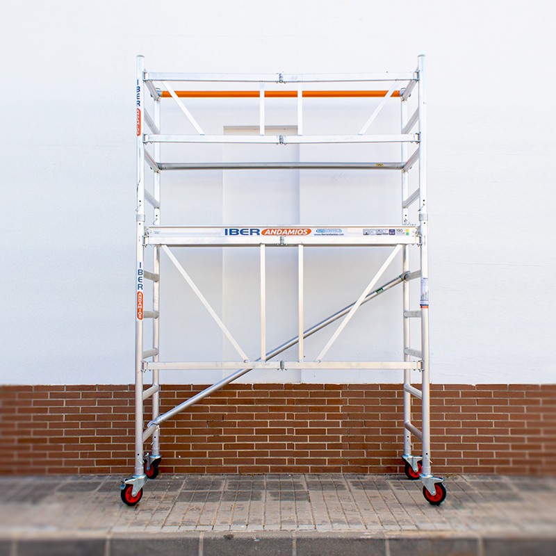 Alquiler Andamio plegable 75x190, 3.85m Alt trabajo - IBERANDAMIOS