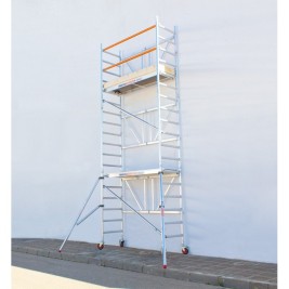 Alquiler Andamio plegable 75x190, 6.50m Alt trabajo - con rodapiés -  IBERANDAMIOS 2