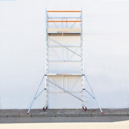 Alquiler Andamio plegable 75x190, 6.50m Alt trabajo - con rodapiés -  IBERANDAMIOS