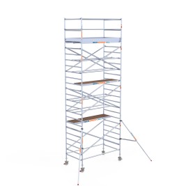 Alquiler de Torre andamio móvil PRO de aluminio IBERANDAMIOS 135 x 250 con 8,20 mts altura de trabajo 2