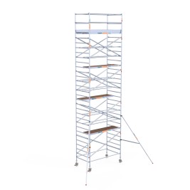 Alquiler de Torre andamio móvil PRO de aluminio IBERANDAMIOS 135 x 250 con 10,20 mts altura de trabajo