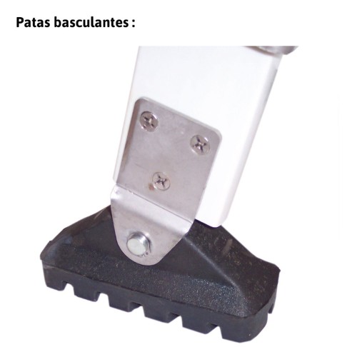 Escalera extensible de fibra con cuerda 10+10 peldaños 2TFV/EC Faraone
