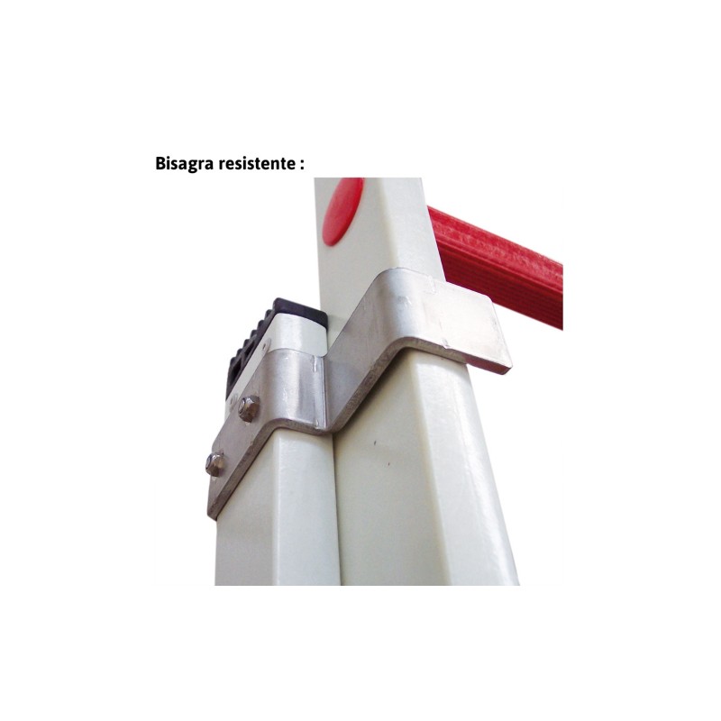 Escalera extensible de fibra con cuerda 19+19 peldaños 2TFV/EC Faraone