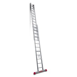 Escalera extensible con cuerda para uso profesional 12 peldaños EN212