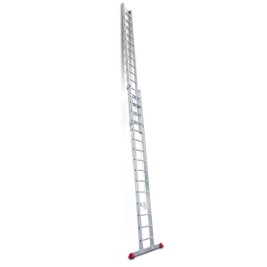 Escalera extensible con cuerda para uso profesional 15 peldaños EN215