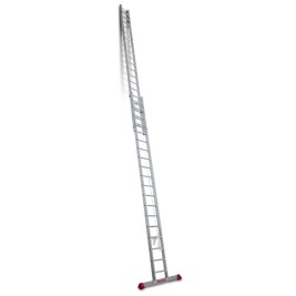 Escalera extensible con cuerda para uso profesional 19 peldaños EN219