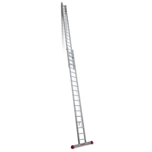 Escalera extensible con cuerda para uso profesional 19 peldaños EN219