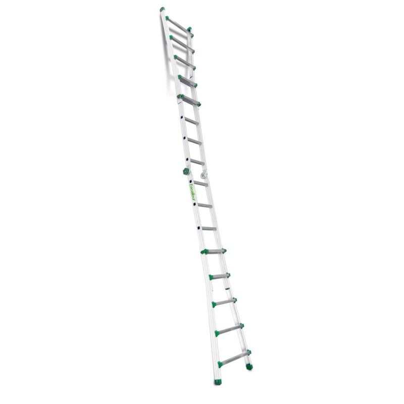 Escalera telescópica aluminio 5x4 bricolaje ES-TELE5X4