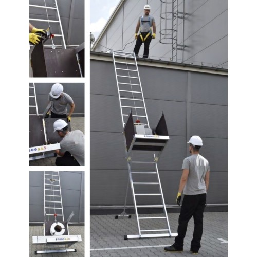 Alquiler ELEVADOR ELÉCTRICO de paneles solares hasta 6.5 metros altura IBERANDAMIOS
