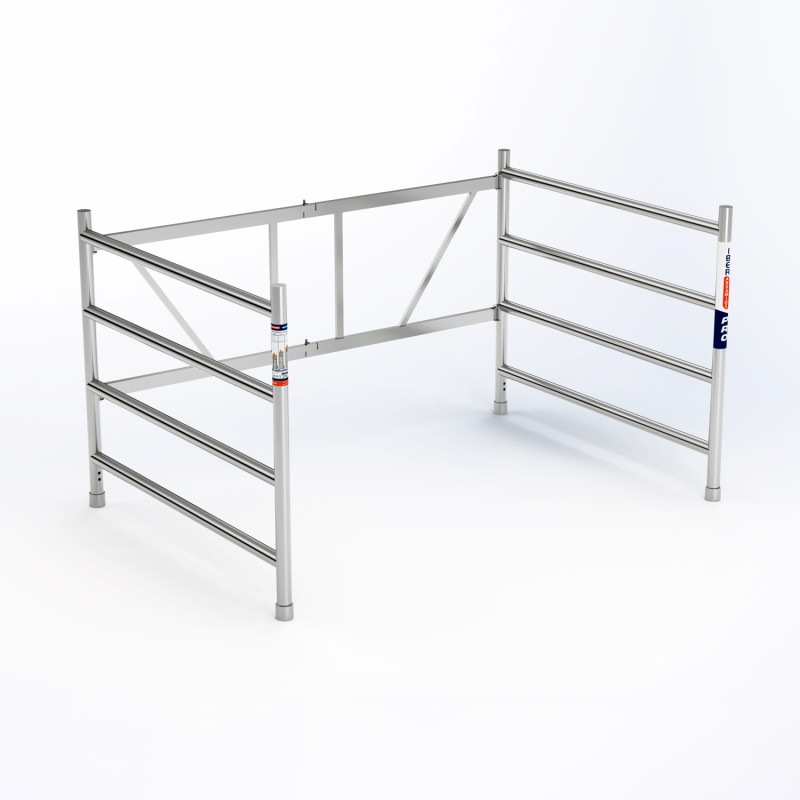 Ampliación de andamio plegable de 135 en aluminio básico a 3,85 m
