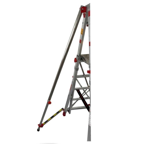 Escalera plegable regulable en altura 5 peldaños PLS-COMPACT 5