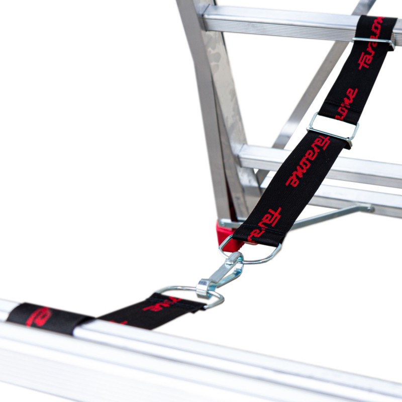 Escada dobrável regulável em altura com plataforma larga PLS6 Faraone