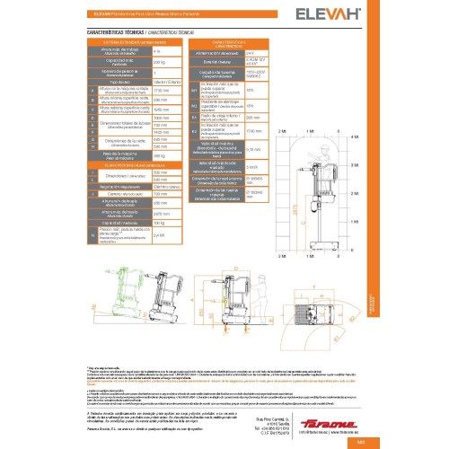 Elevador Unipersonal para Picking 40 Move - 4 m altura de trabajo