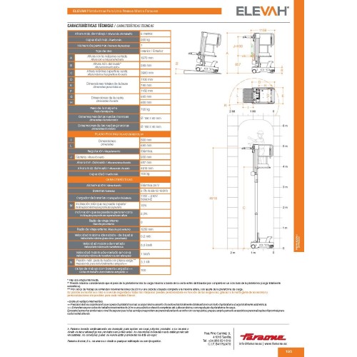 Elevador Unipersonal para Picking 6 Move - 6 m altura de trabajo