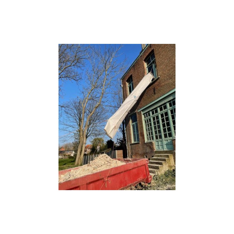 Calha flexível para detritos Ø50 cm de diâmetro