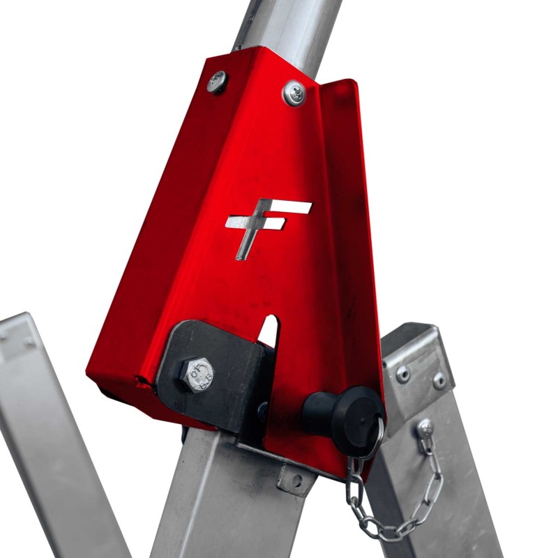 Escalera plegable regulable en altura 5 peldaños PLS-COMPACT 5