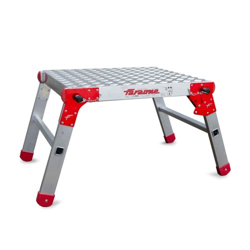 Plataforma dobrável de alumínio para uso profissional 2 degraus PLAF2 Faraone