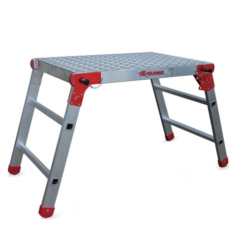 Plataforma dobrável de alumínio para uso profissional 3 degraus PLAF3 Faraone