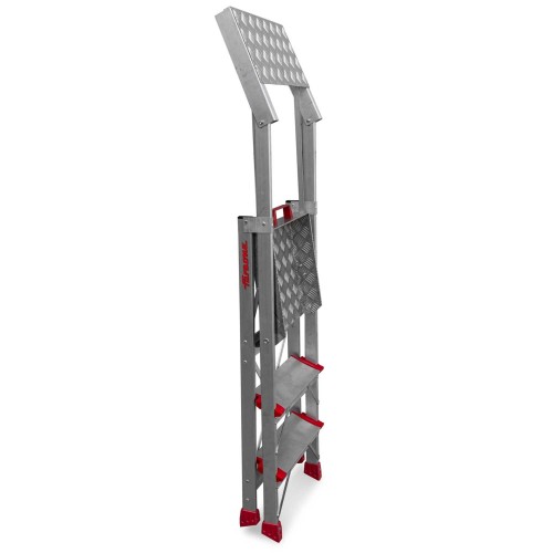 Escalera de aluminio PL-PICK para tareas de picking en almacenes