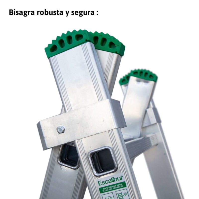 Escalera multiuso aluminio Escalibur de dos tramos bricolaje ES-DOBLE7
