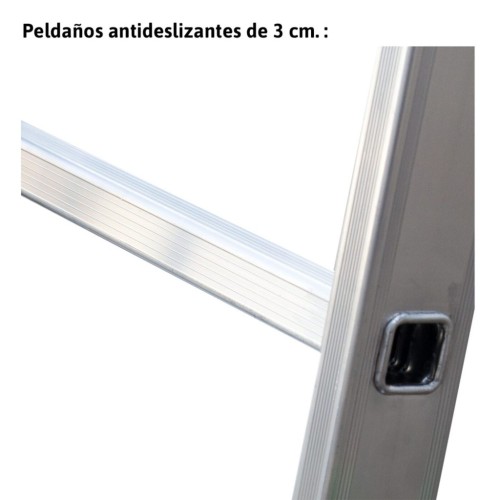 Escalera multiuso aluminio de 3 tramos bricolaje Escalibur ES-TRIPLE12