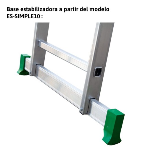 Escalera multiuso aluminio de 3 tramos bricolaje Escalibur ES-TRIPLE12