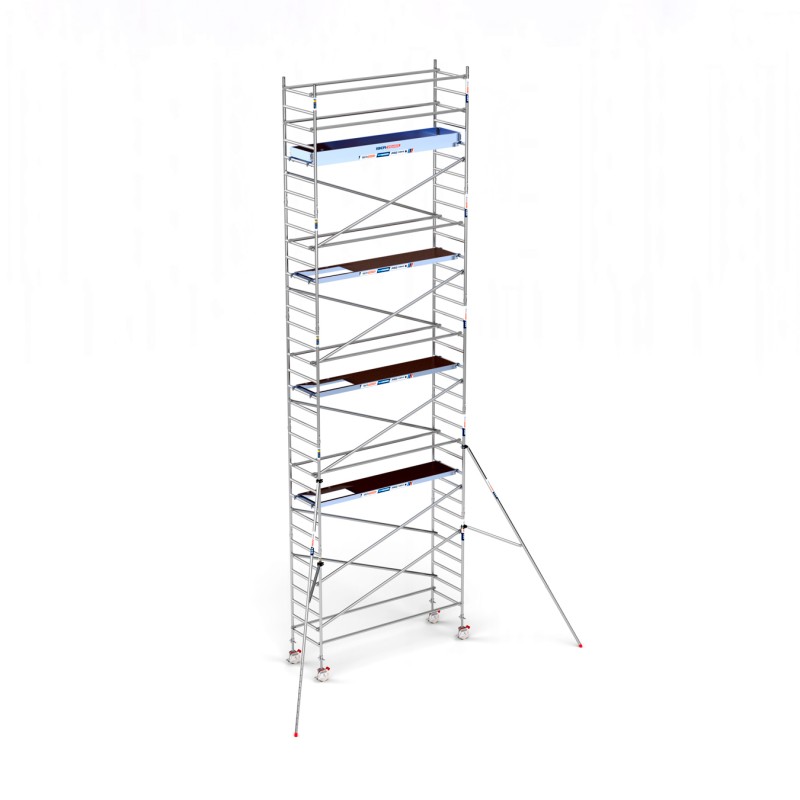 Torre andamio móvil plus de aluminio IBERANDAMIOS 90 x 305 x 1120 altura de trabajo
