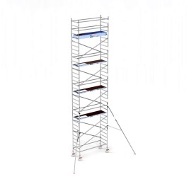Torre andamio móvil plus de aluminio IBERANDAMIOS 90 x 250 x 1120 altura de trabajo