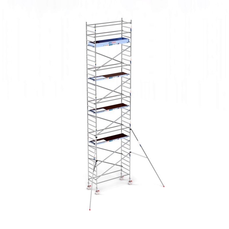 Torre andamio móvil plus de aluminio IBERANDAMIOS 90 x 250 x 1120 altura de trabajo