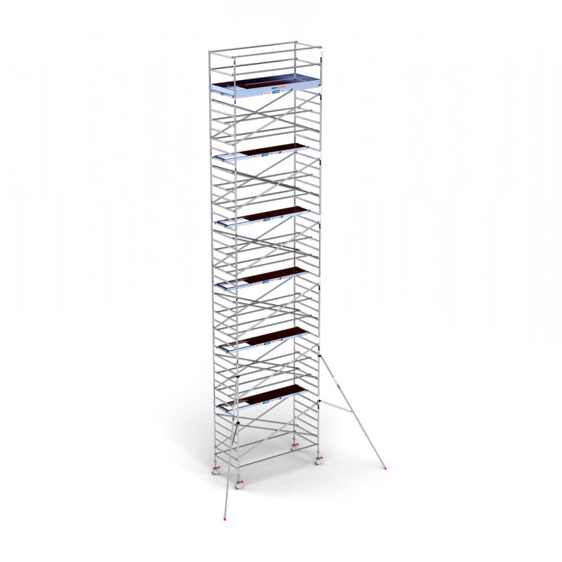 Torre andamio europeo móvil plus de aluminio IBERANDAMIOS 135 x 305 con 14,20 mts altura de trabajo