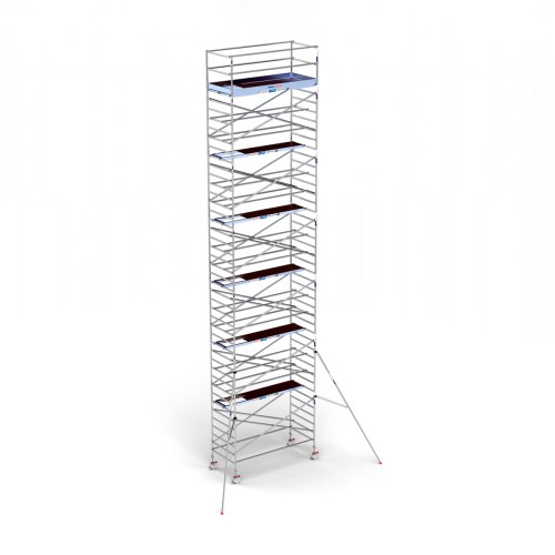 Torre andamio europeo móvil plus de aluminio IBERANDAMIOS 135 x 305 con 14,20 mts altura de trabajo