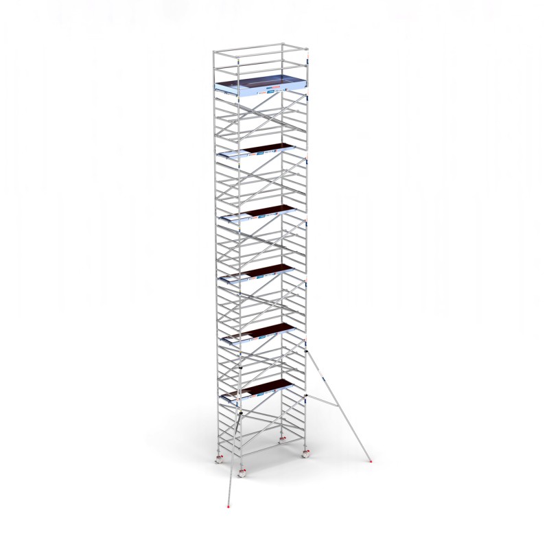 Torre andamio europeo móvil plus de aluminio IBERANDAMIOS 135 x 250 con 14,20 mts altura de trabajo