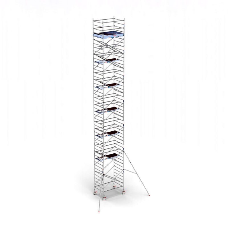Torre andamio europeo móvil plus de aluminio IBERANDAMIOS 135 x 190 con 15,20 mts altura de trabajo