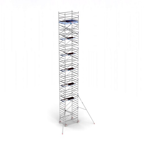 Torre andamio europeo móvil plus de aluminio IBERANDAMIOS 135 x 190 con 15,20 mts altura de trabajo