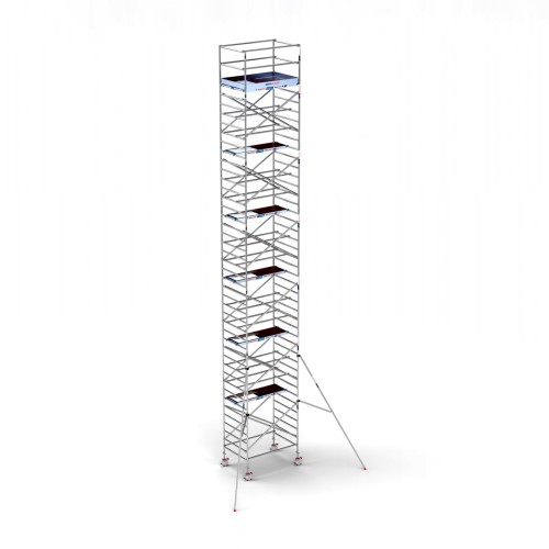 Torre andamio europeo móvil plus de aluminio IBERANDAMIOS 135 x 190 con 14,20 mts altura de trabajo