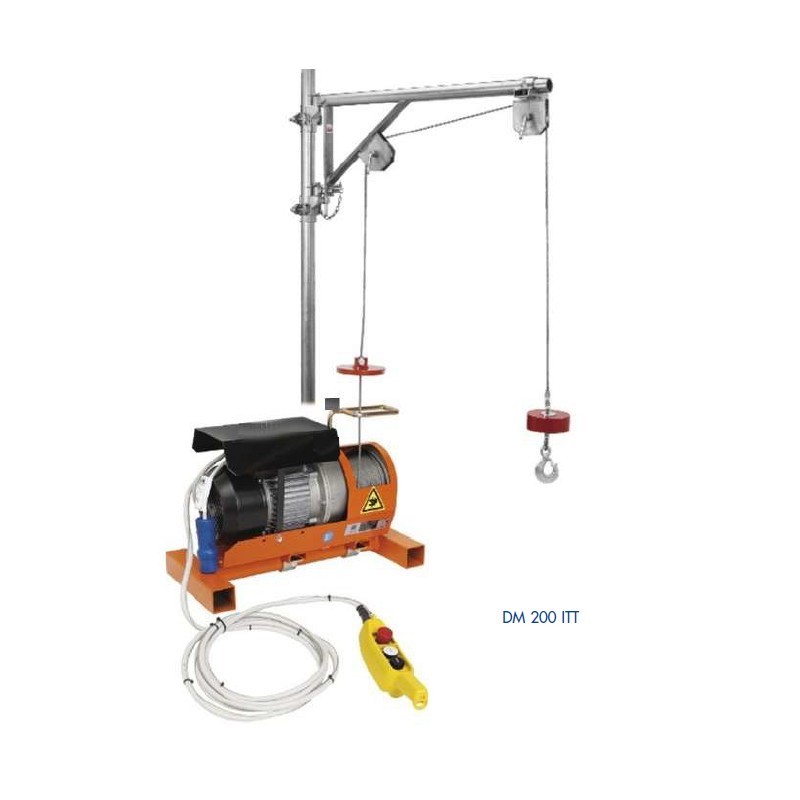 Elevador de andaime DM 200 ITT Veloz, inclui bandeira