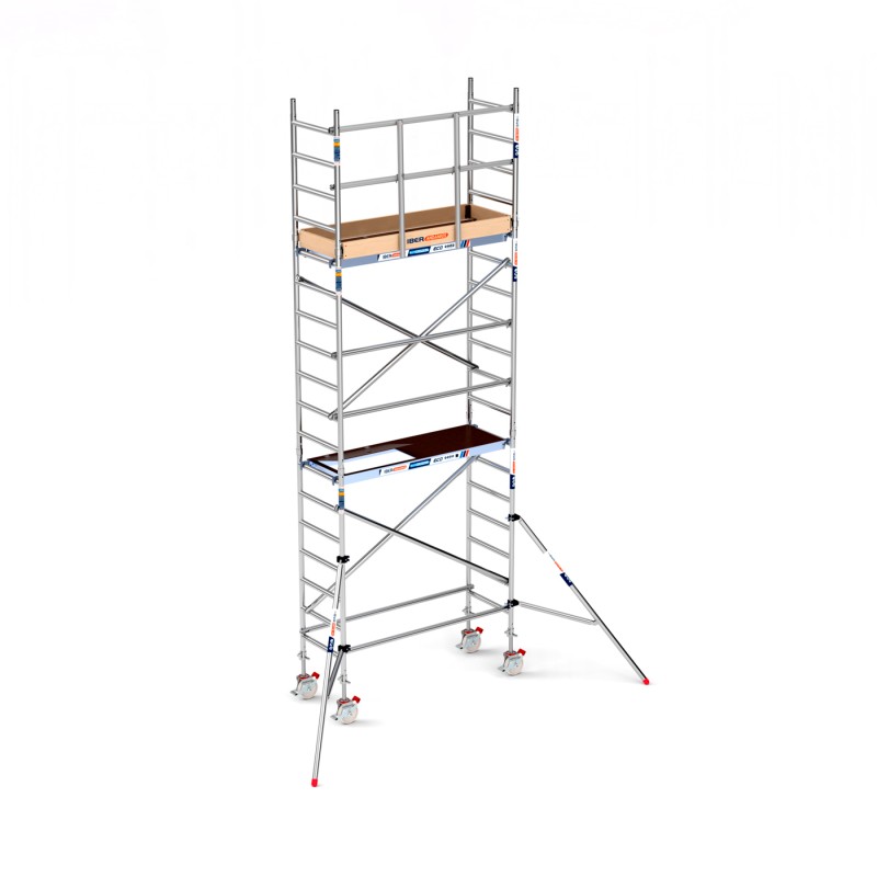 Torre Andamio Eco Light 75x190 - 6,20 m Altura de trabajo