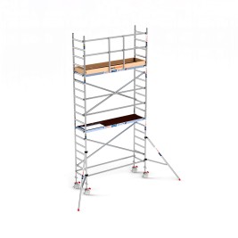Torre de andaime Eco Light 75x250 - 6,20 m de altura de trabalho