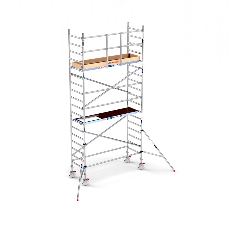 Torre Andamio Eco Light 90x250 - 6,20 m Altura de trabajo