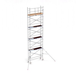 Torre de andaime Eco Light 75x250 - altura de trabalho de 10,20 m