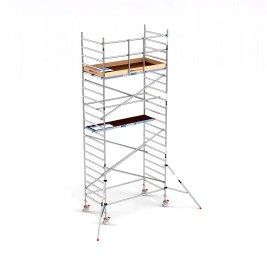 Torre leve 135x250 do andaime de Eco - altura de trabalho de 7,20 m