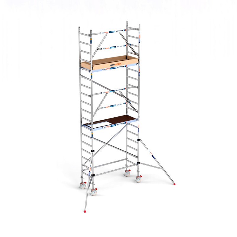 Torre Andamio Eco EXTRA 75x190 - 6,20 m Altura de trabajo