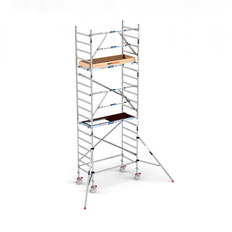 Torre de Andaime Eco EXTRA 90x190 - 6,20 m Altura de trabalho