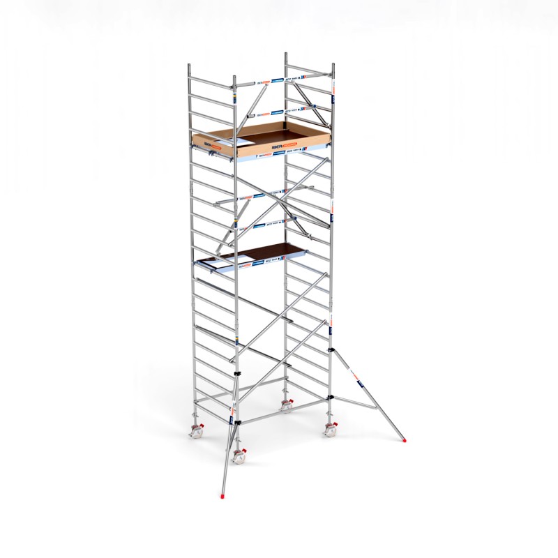 Torre Andamio Eco EXTRA 135x190 - 7,20 m Altura de trabajo