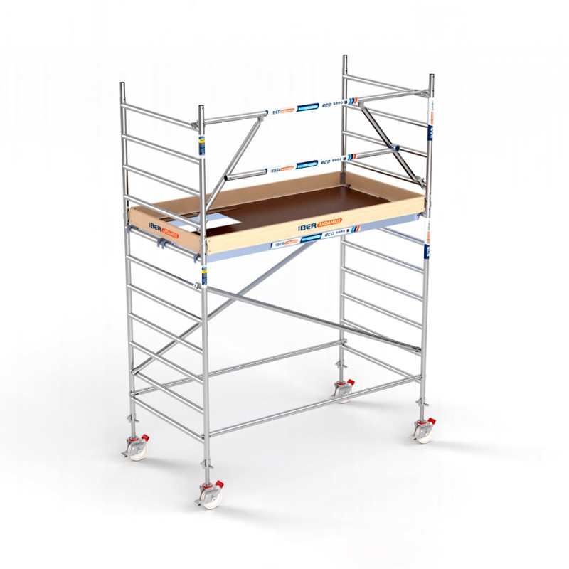 Torre de andaime Eco EXTRA 135x250 - 4,20 m de altura de trabalho