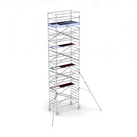 Torre Móvel PRO 135x250 - 10,20 m de altura de trabalho