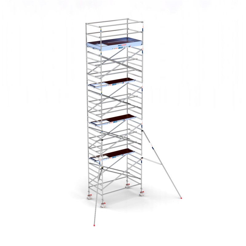 Torre Móvel PRO 135x250 - 10,20 m de altura de trabalho