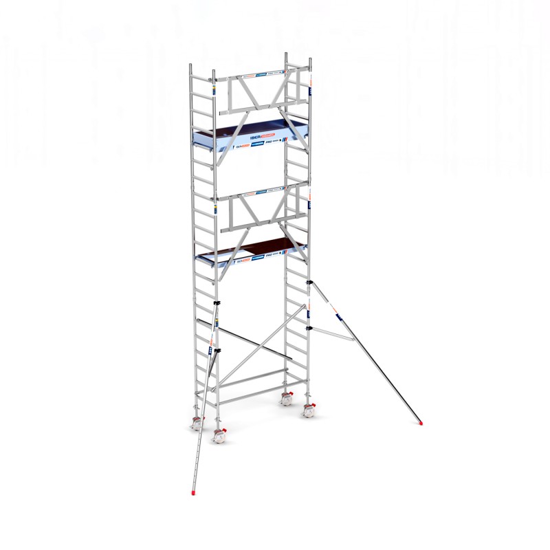 Torre Andamio PRO SAFE 75x190 - 7,20 m Altura de trabajo