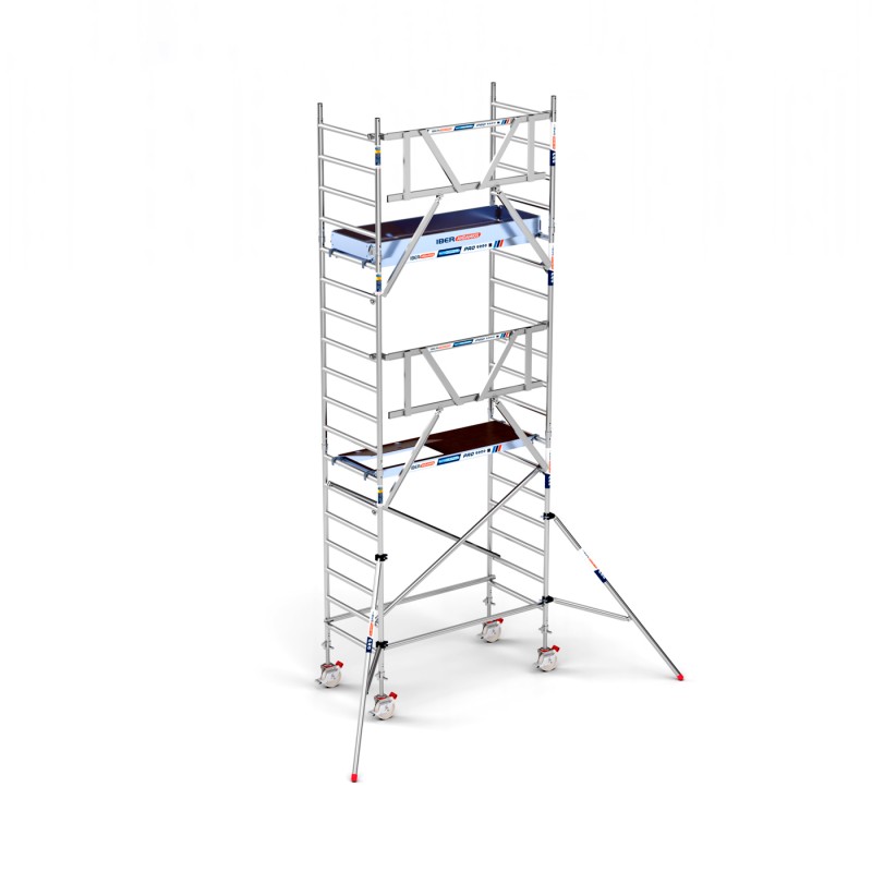 Torre Andamio PRO SAFE 90x190 - 6,20 m Altura de trabajo
